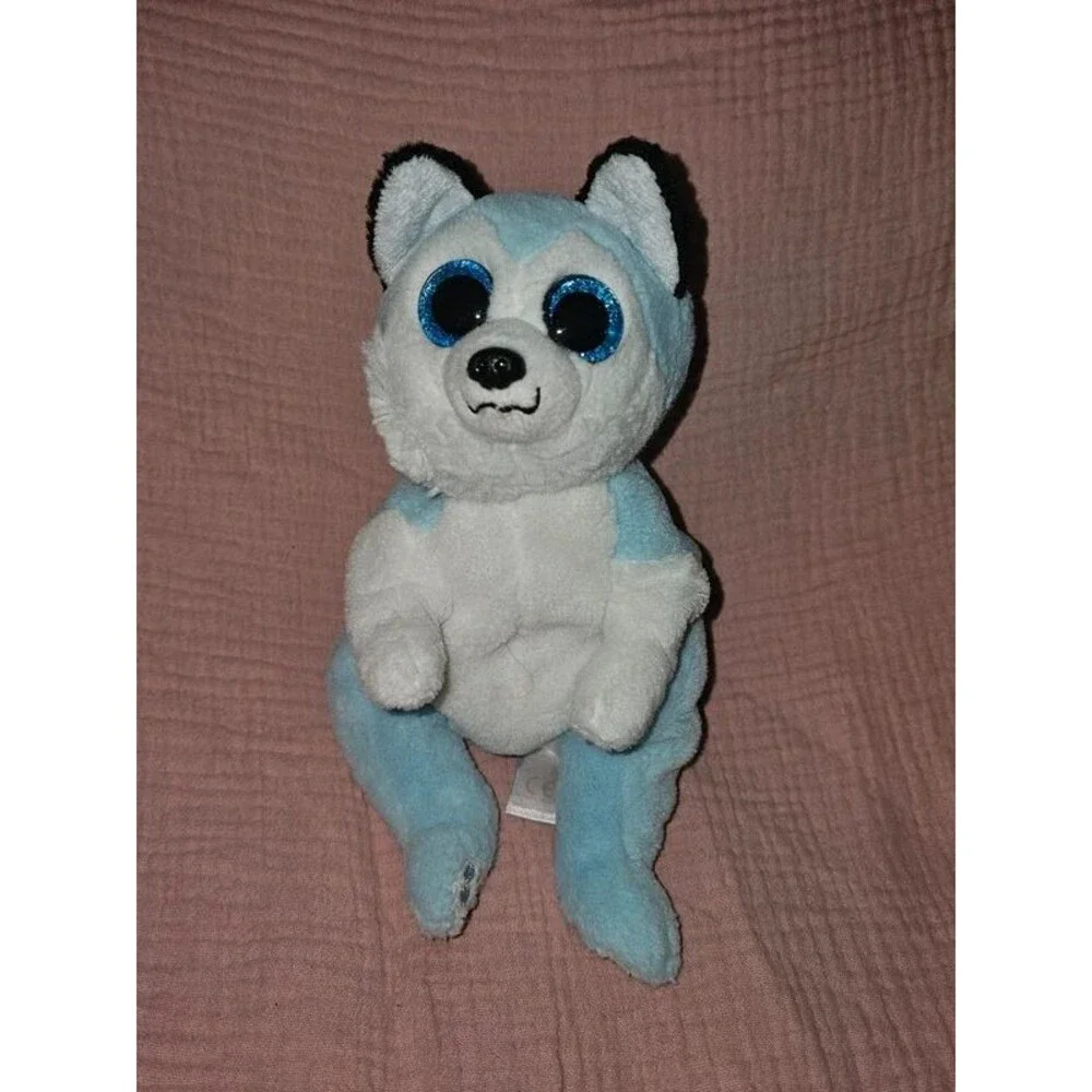TY Husky with Large Eyes Beanie animal